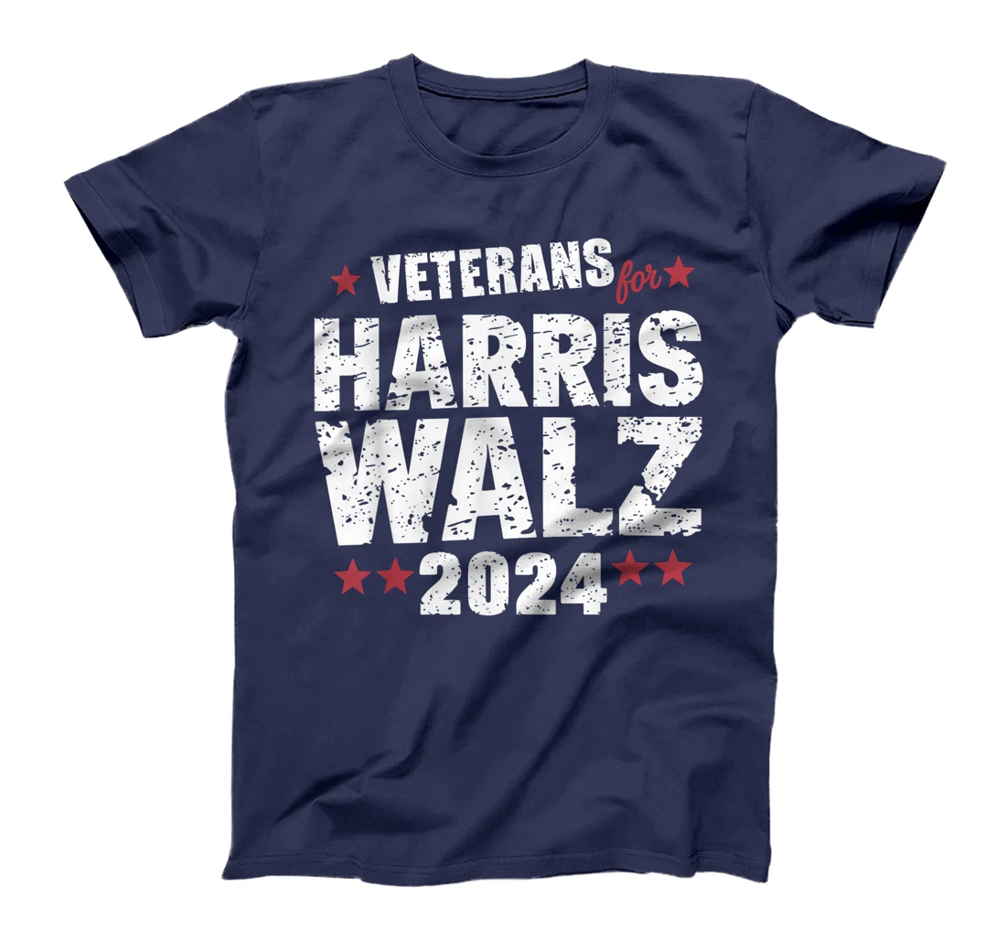 Veterans for Harris Waltz 2024 T-Shirt