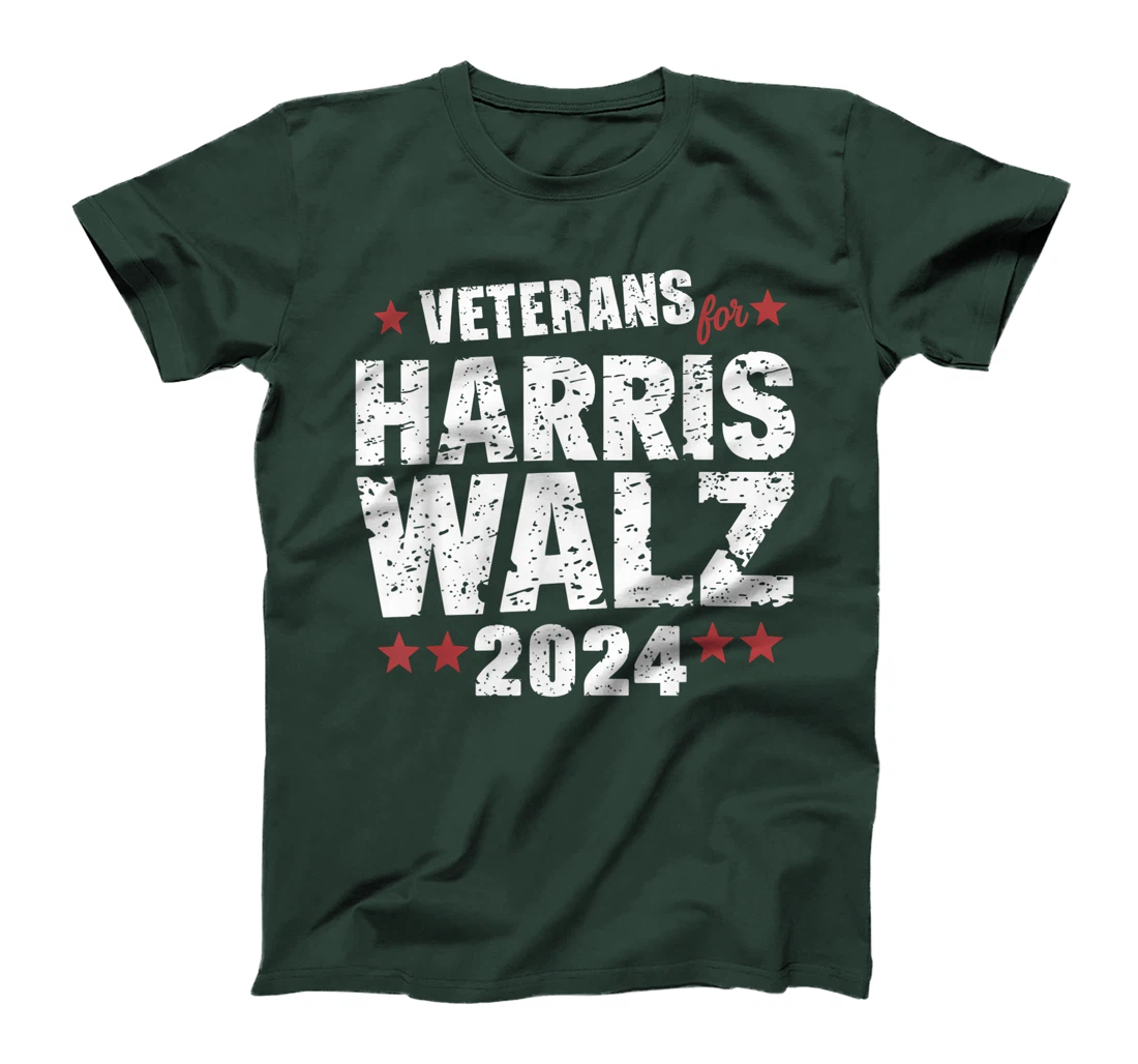 Veterans for Harris Waltz 2024 T-Shirt