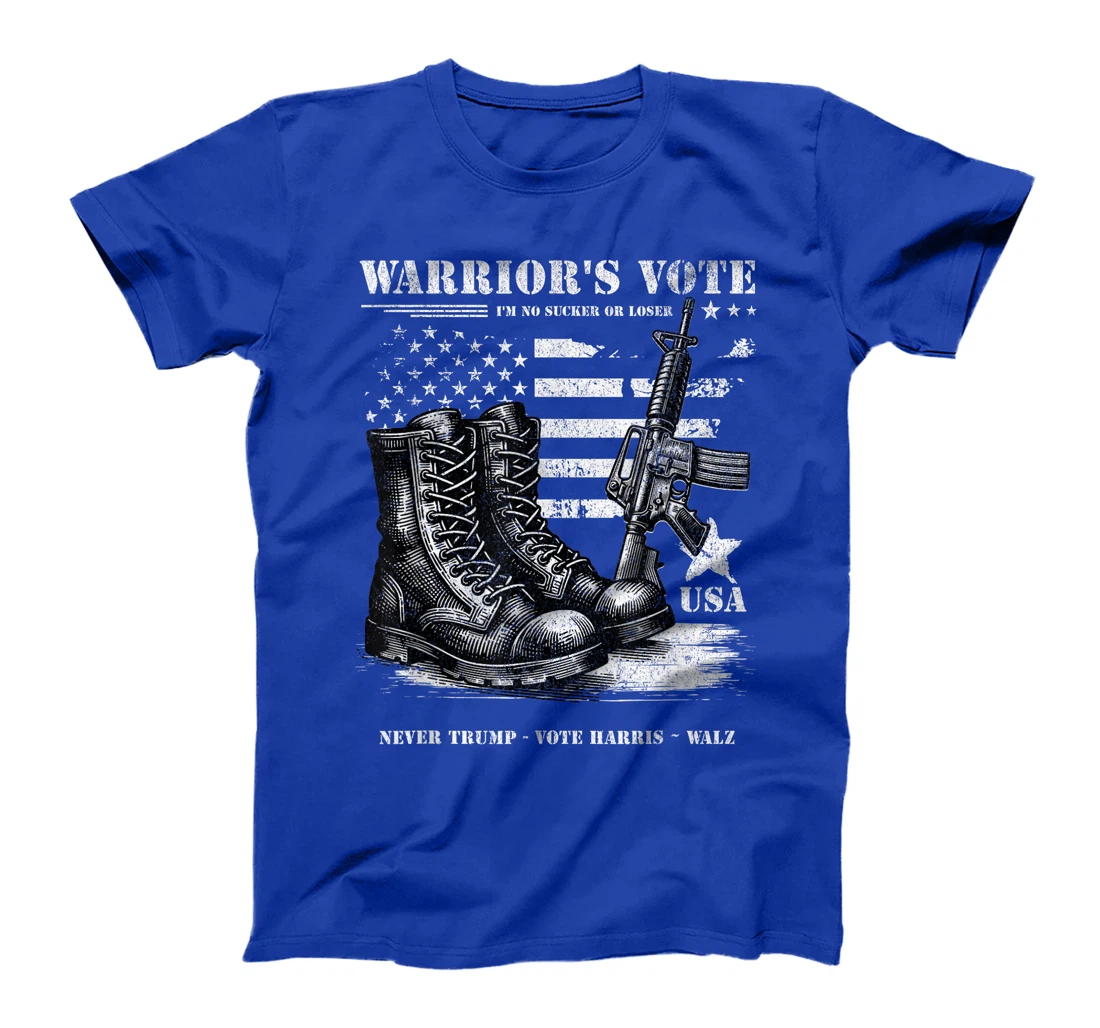 Veterans for Harris Walz 2024 Military Vets Never Trump T-Shirt