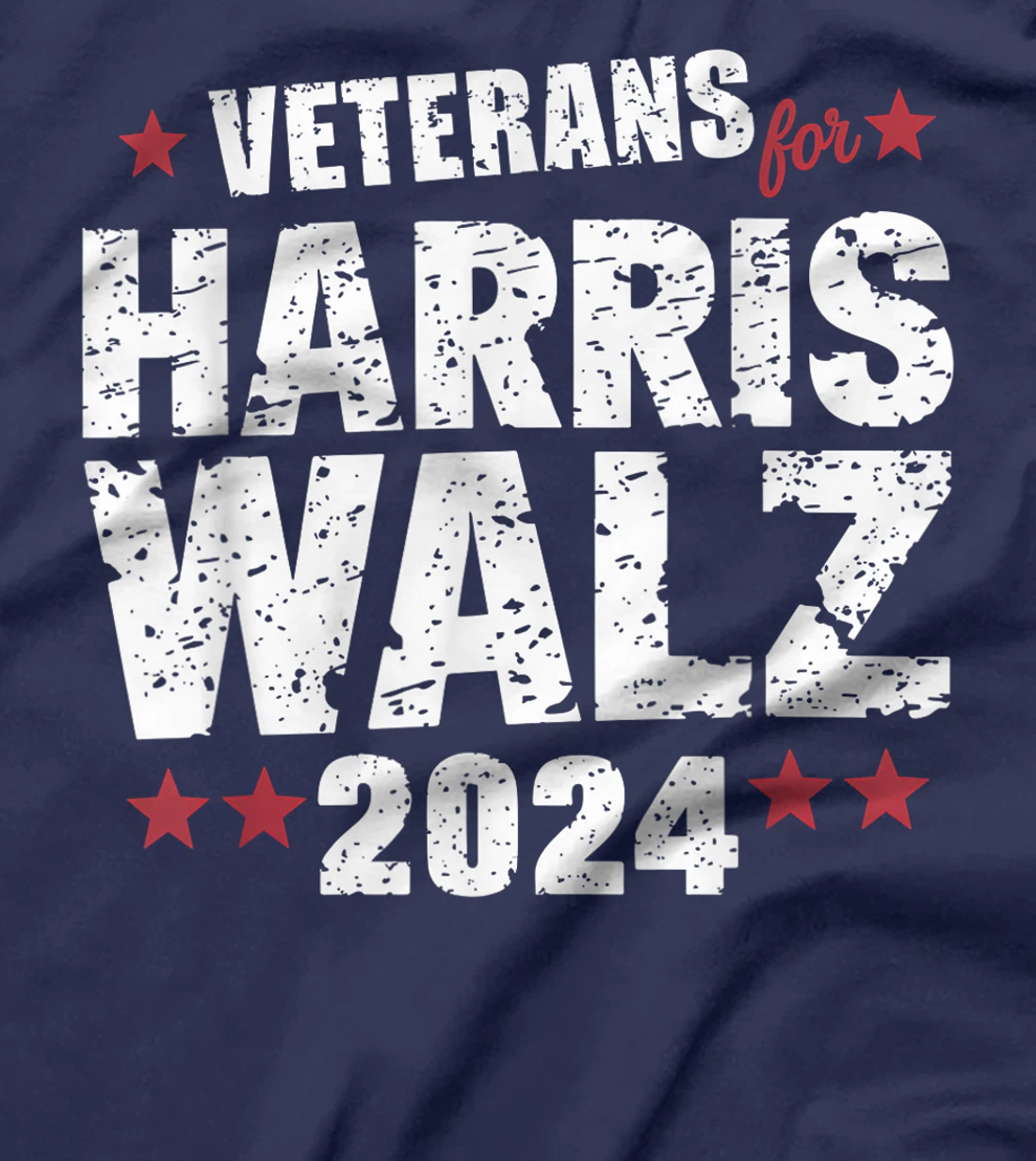 Veterans for Harris Waltz 2024 T-Shirt