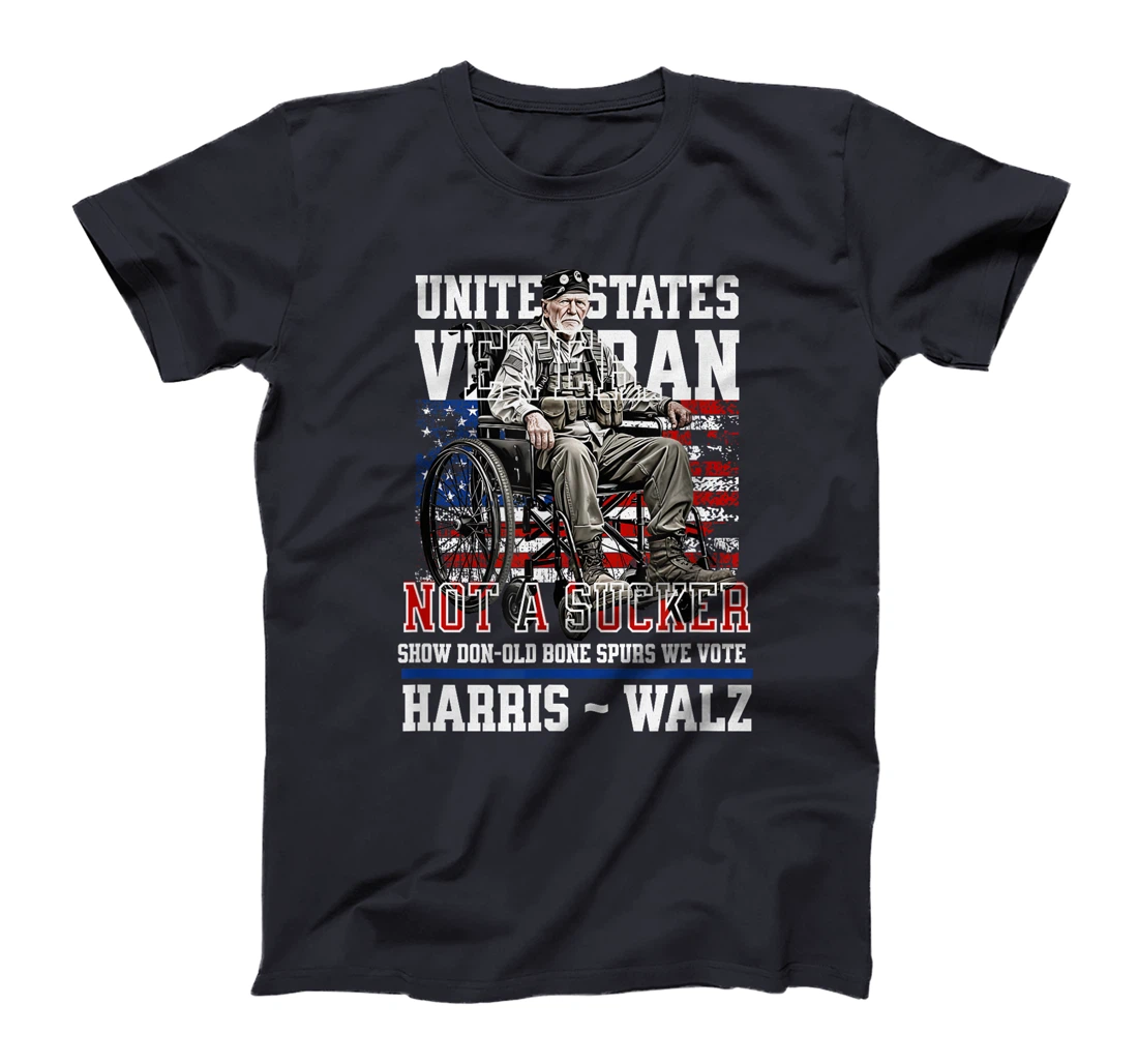 Veterans for Harris Walz 2024 Vietnam Vets against Trump T-Shirt