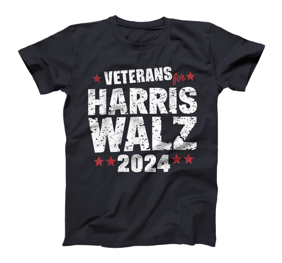 Veterans for Harris Waltz 2024 T-Shirt
