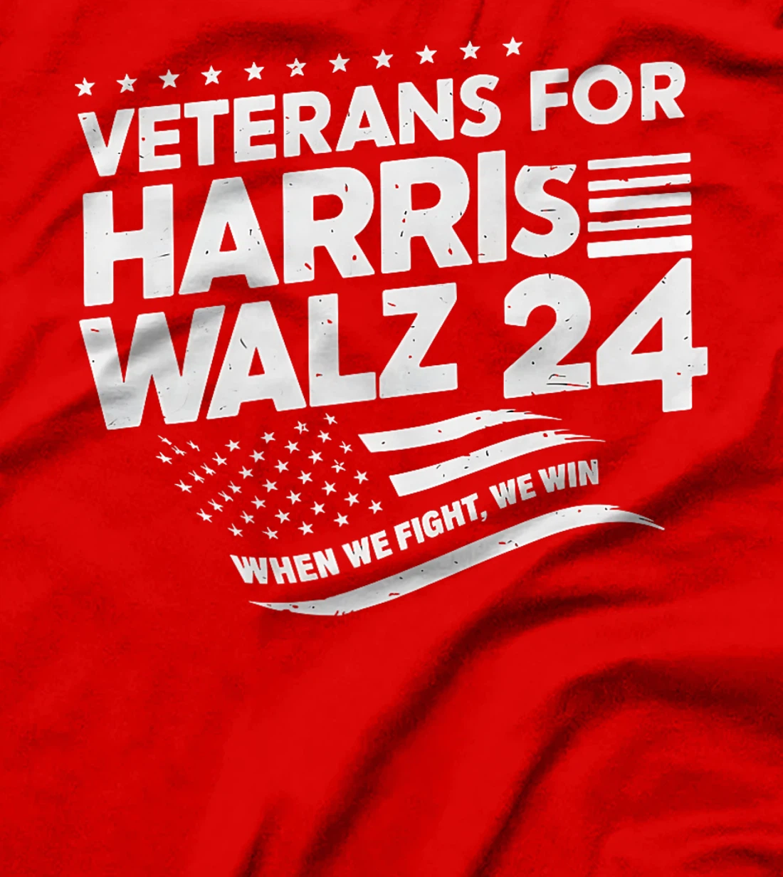 Veterans For Harris Walz 2024 Vote Blue Democrat Premium T-Shirt