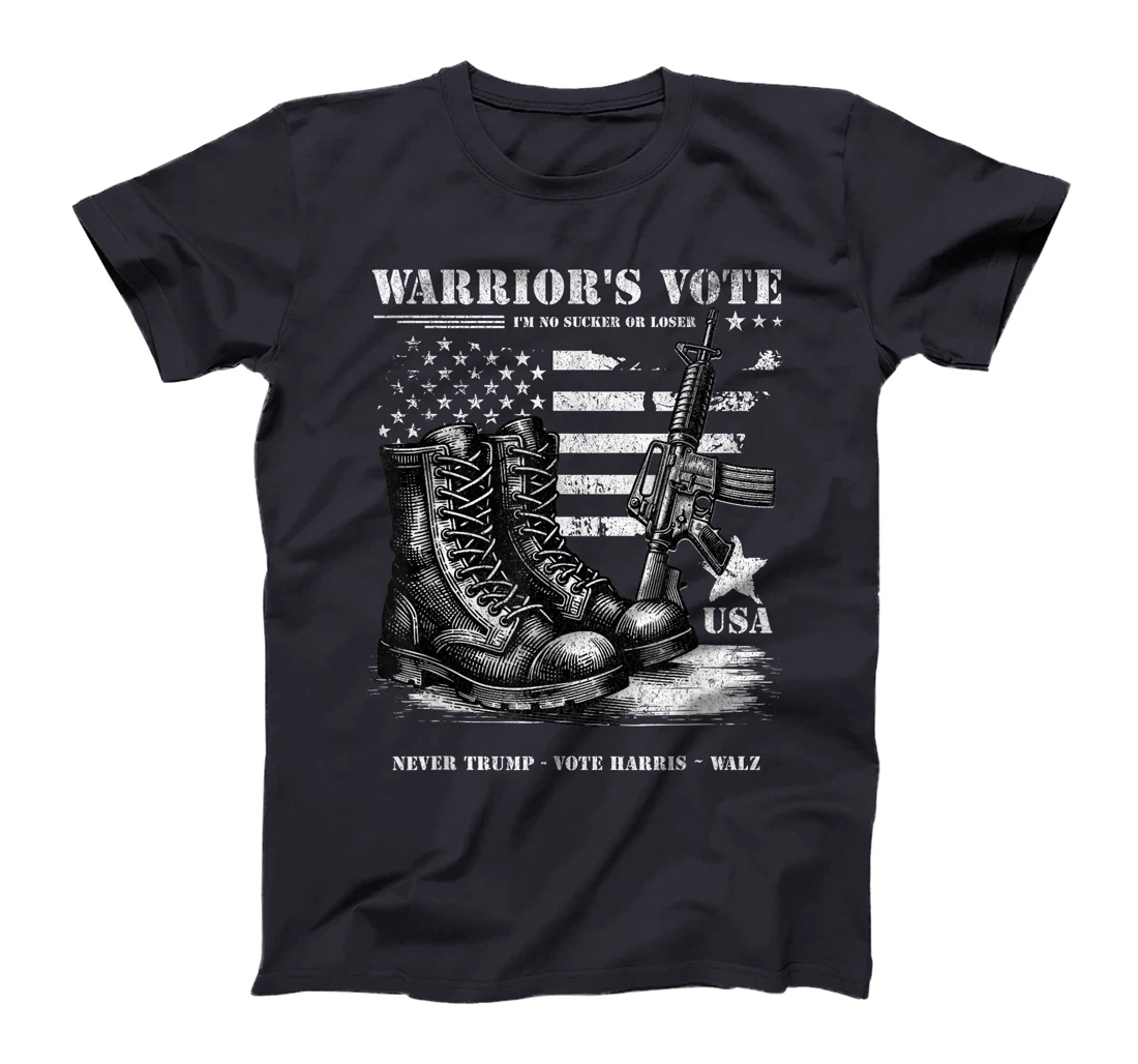 Veterans for Harris Walz 2024 Military Vets Never Trump T-Shirt