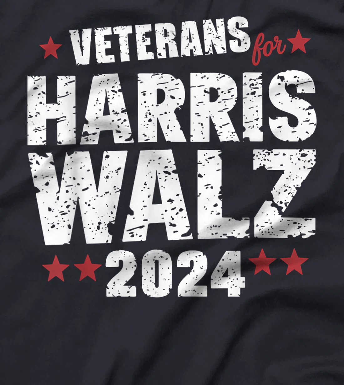 Veterans for Harris Waltz 2024 T-Shirt
