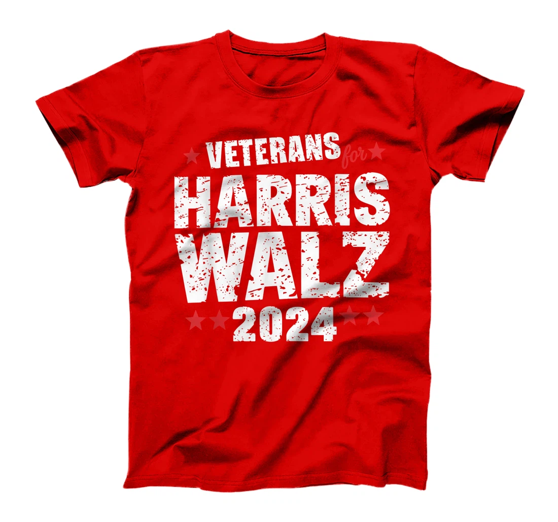 Veterans for Harris Waltz 2024 T-Shirt