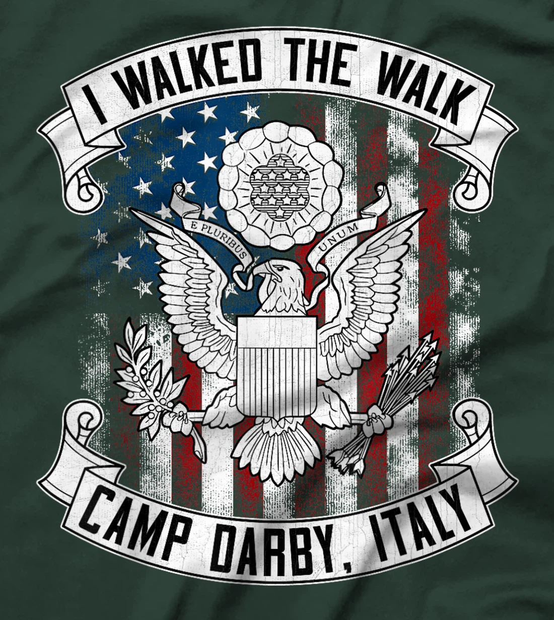 Camp Darby Italy US Military Base Veterans Day T-Shirt