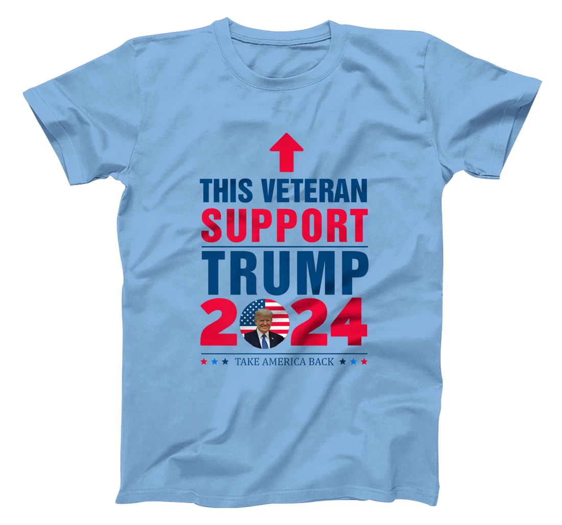 This Veteran Support Trump 2024 Take America Back Premium T-Shirt