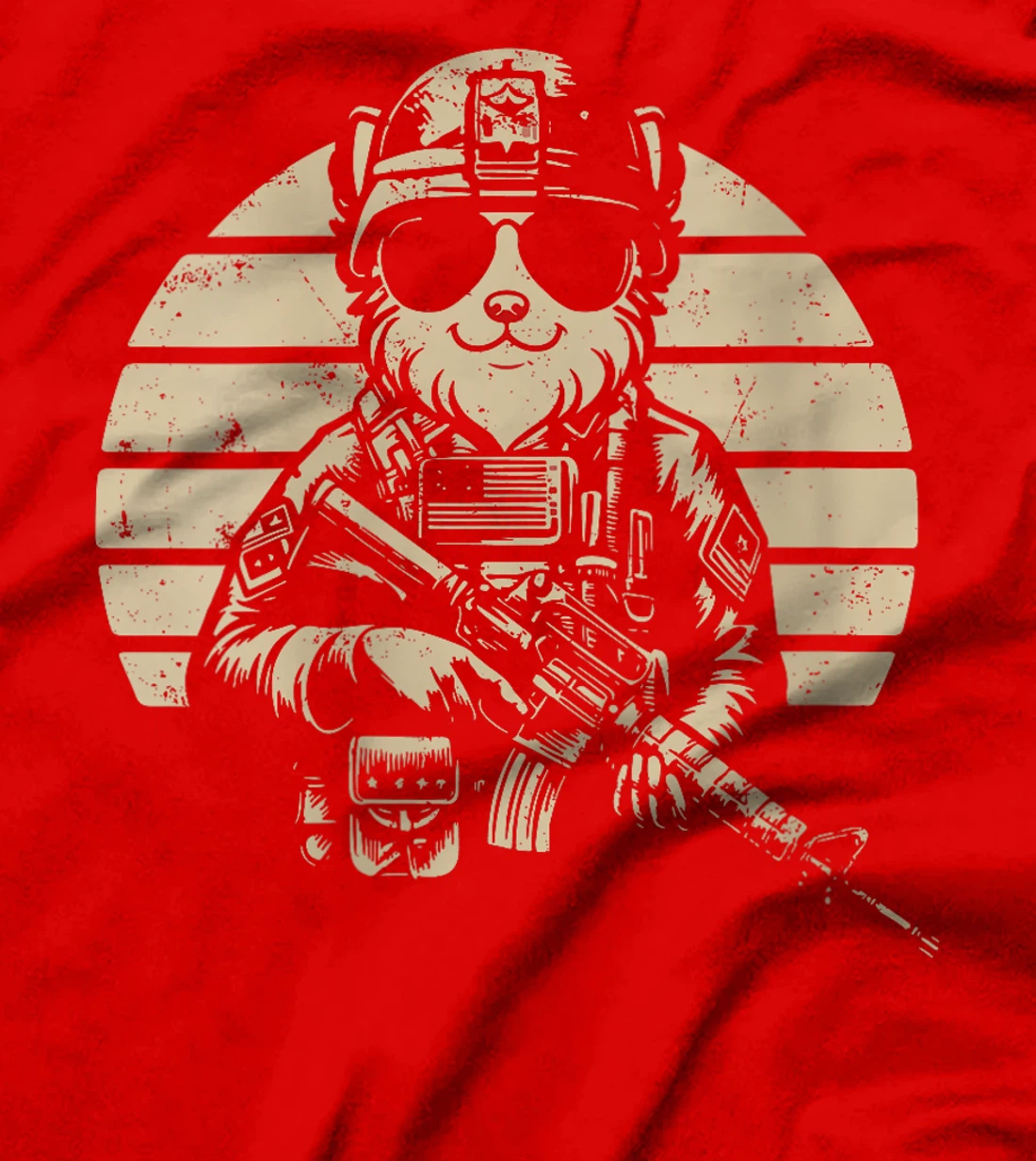 Womens Chihuahua Sunglasses Costume Owner Proud Soldier Veteran T-Shirt