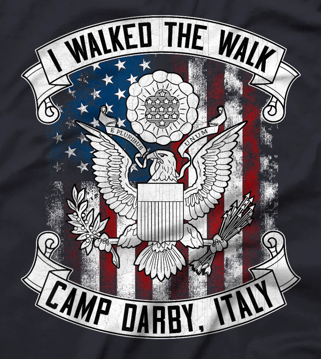 Camp Darby Italy US Military Base Veterans Day T-Shirt