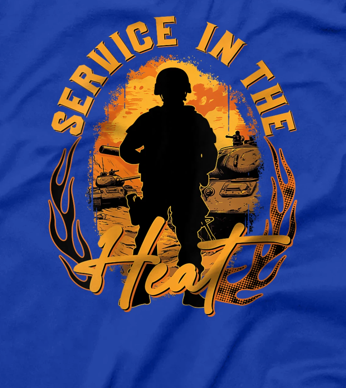 Womens Vietnam War Veteran Veterans Service In The Heat Veterans T-Shirt