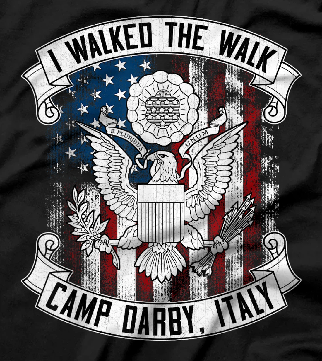 Camp Darby Italy US Military Base Veterans Day T-Shirt