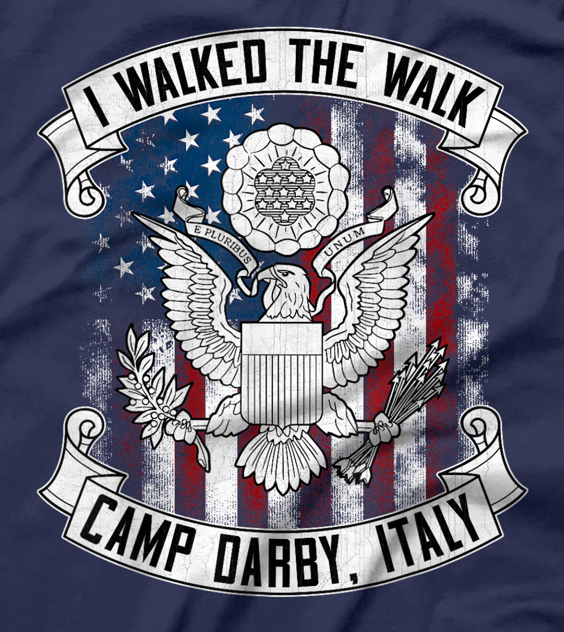 Camp Darby Italy US Military Base Veterans Day T-Shirt