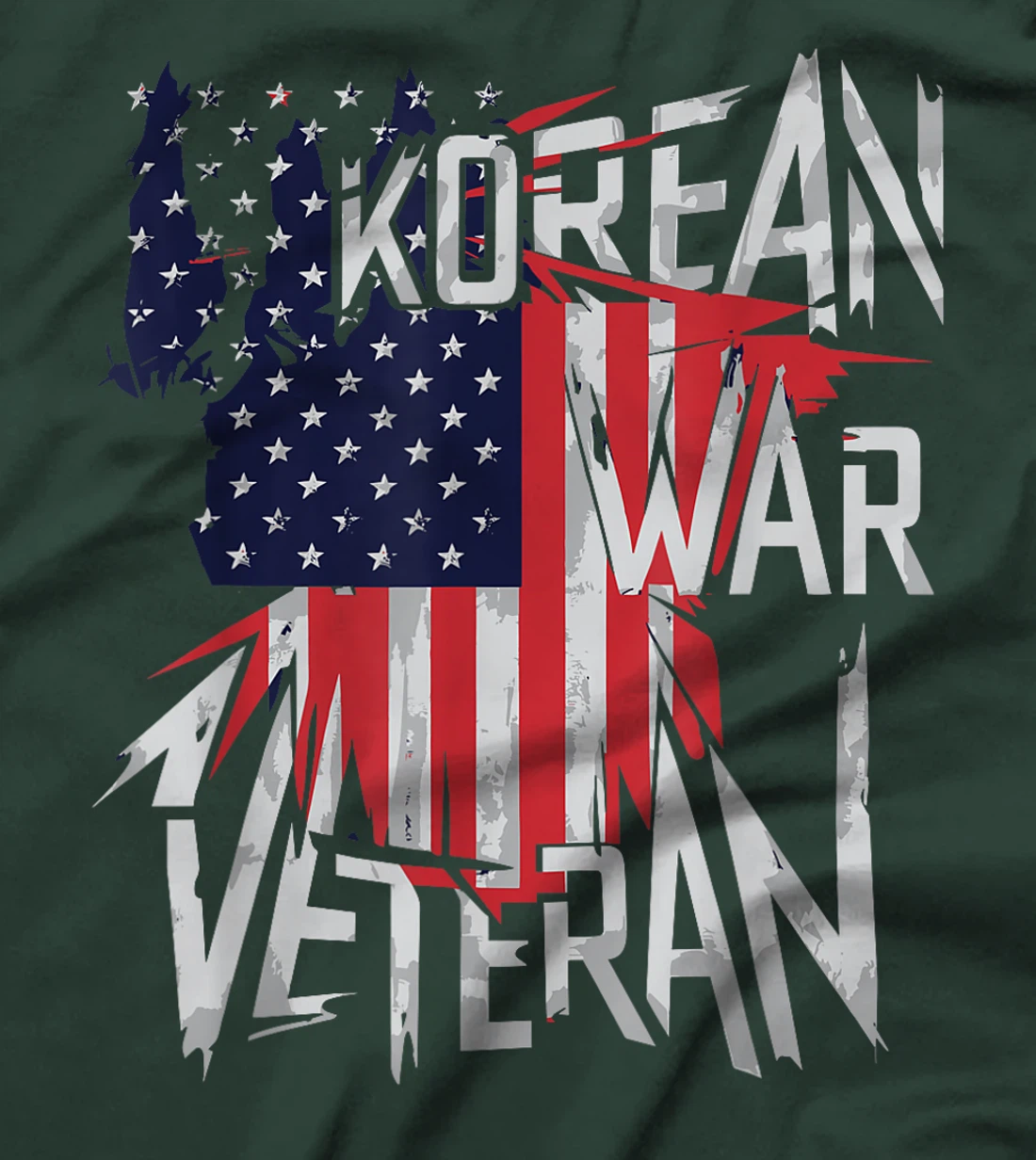 Womens Korean War Proud Veteran T-Shirt