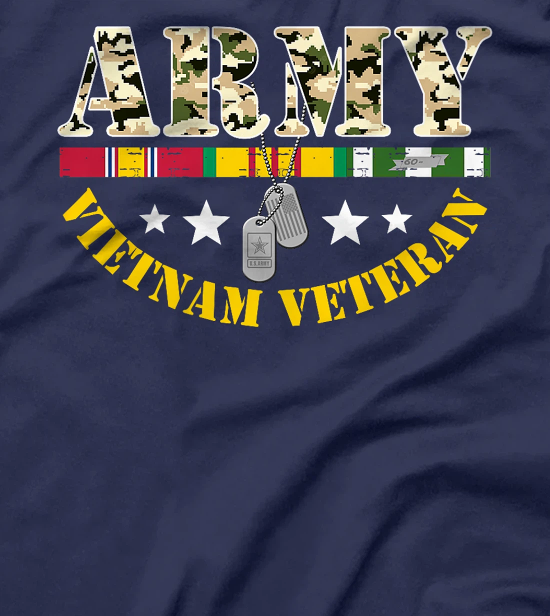 US Army Vietnam Veteran USA Flag Shirt, Veteran Vietnam Army Premium T-Shirt