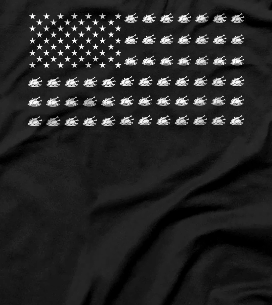 Womens American Flag Thanksgiving USA Patriotism Patriot Veteran T-Shirt