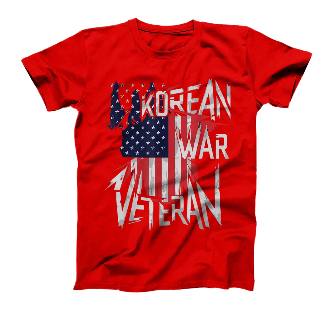 Womens Korean War Proud Veteran T-Shirt