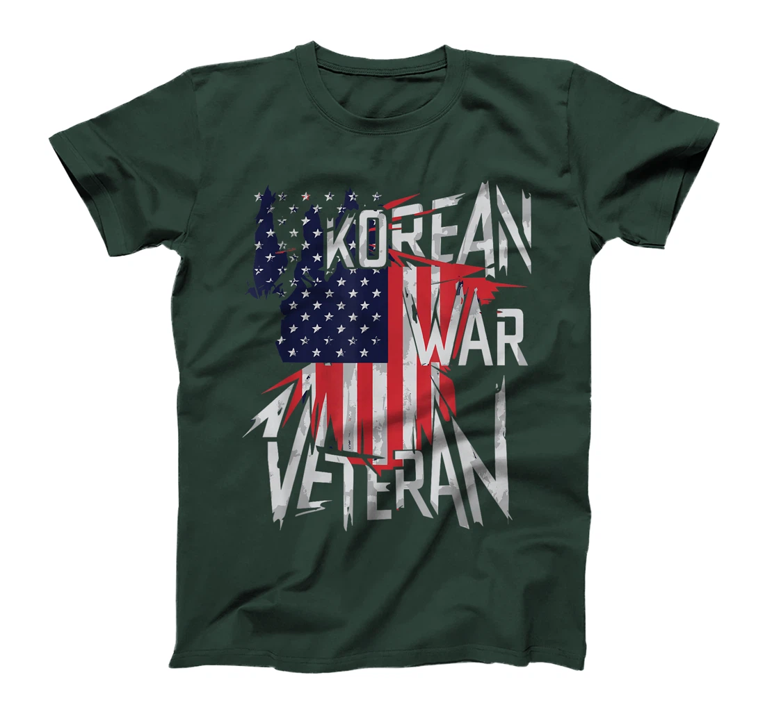 Womens Korean War Proud Veteran T-Shirt