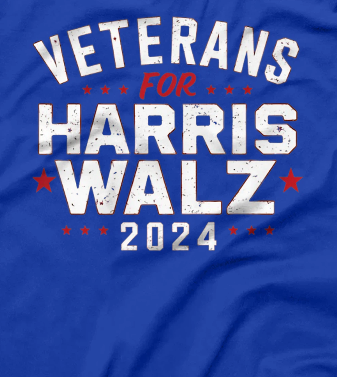 Veterans For Harris Waltz 2024 Election Vote Blue Democrat Premium T-Shirt