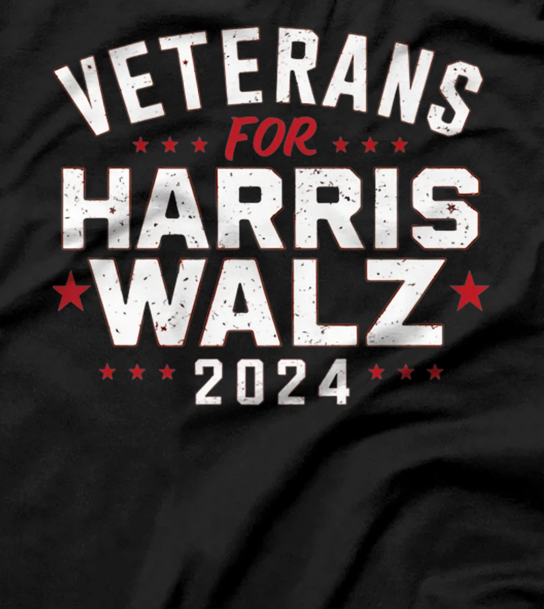 Veterans For Harris Waltz 2024 Election Vote Blue Democrat Premium T-Shirt