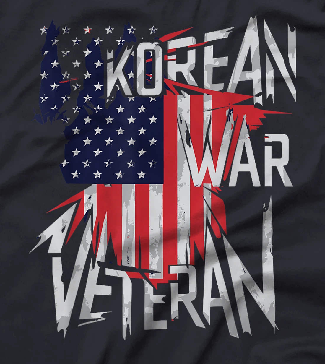 Womens Korean War Proud Veteran T-Shirt