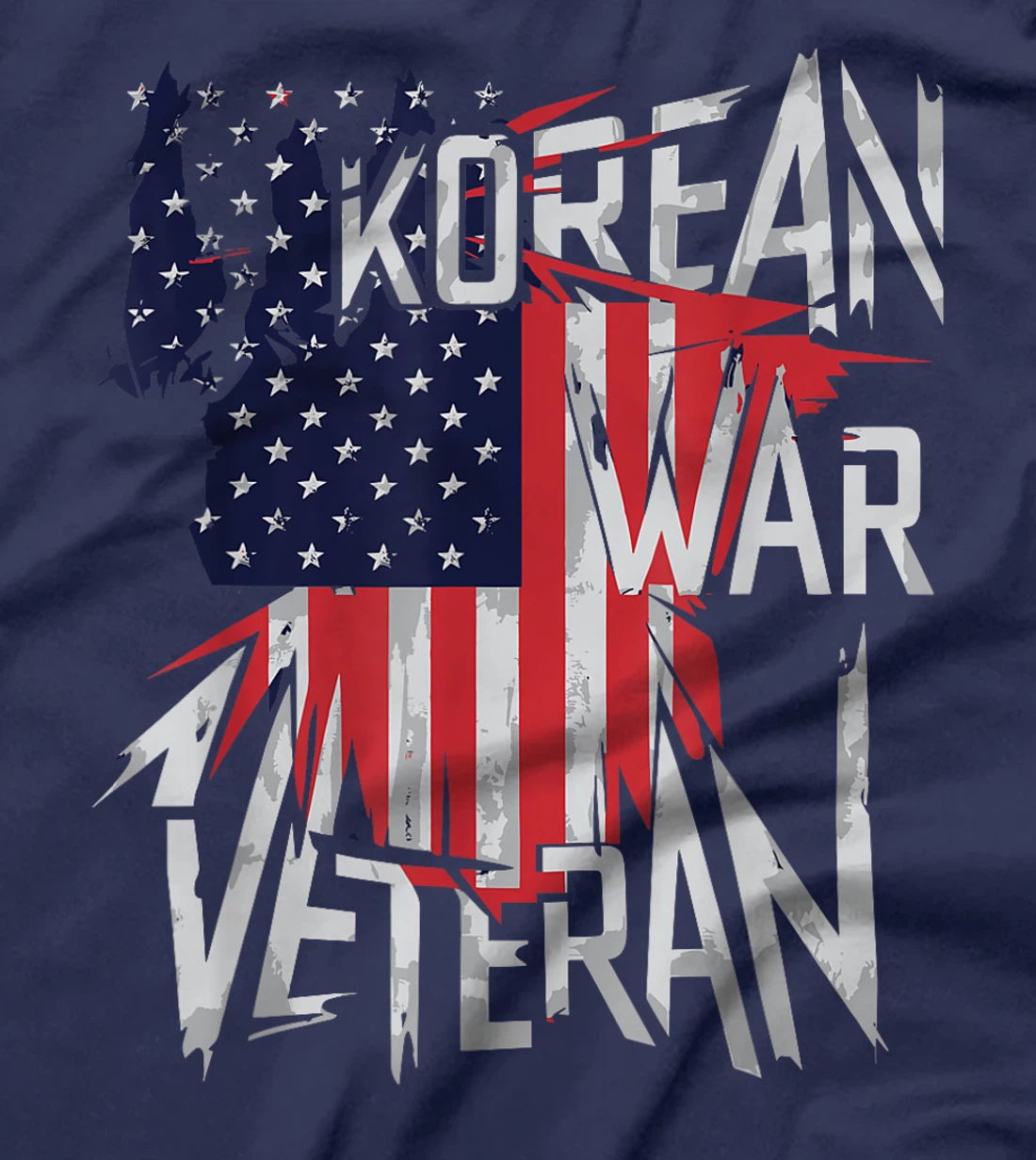 Womens Korean War Proud Veteran T-Shirt