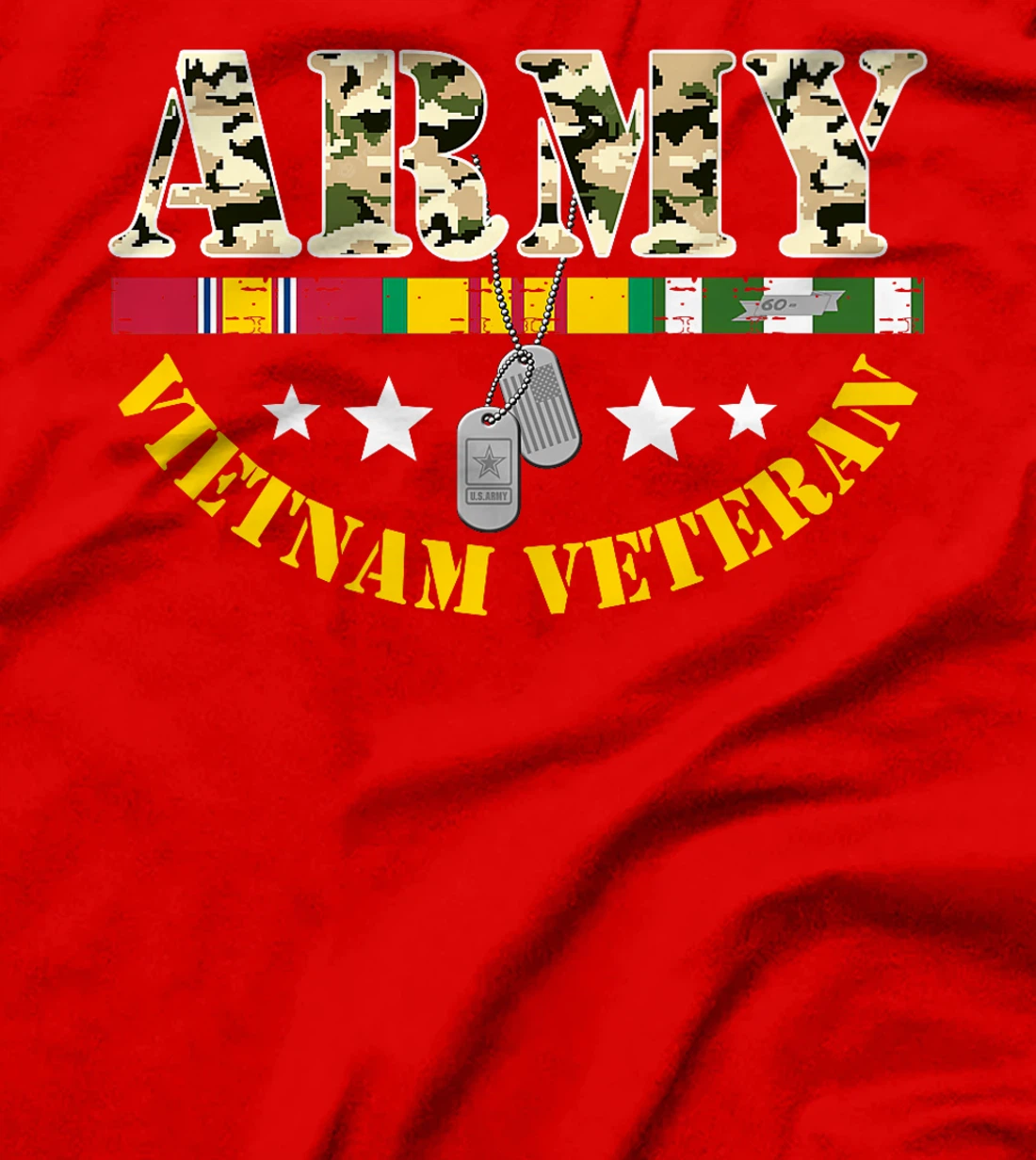 US Army Vietnam Veteran USA Flag Shirt, Veteran Vietnam Army Premium T-Shirt