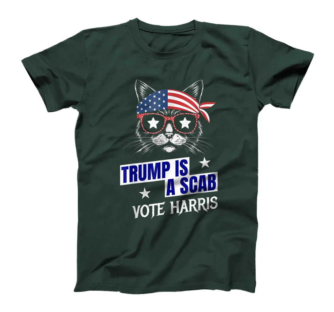 Trump is a Scab - Vote Harris 2024 T-Shirt
