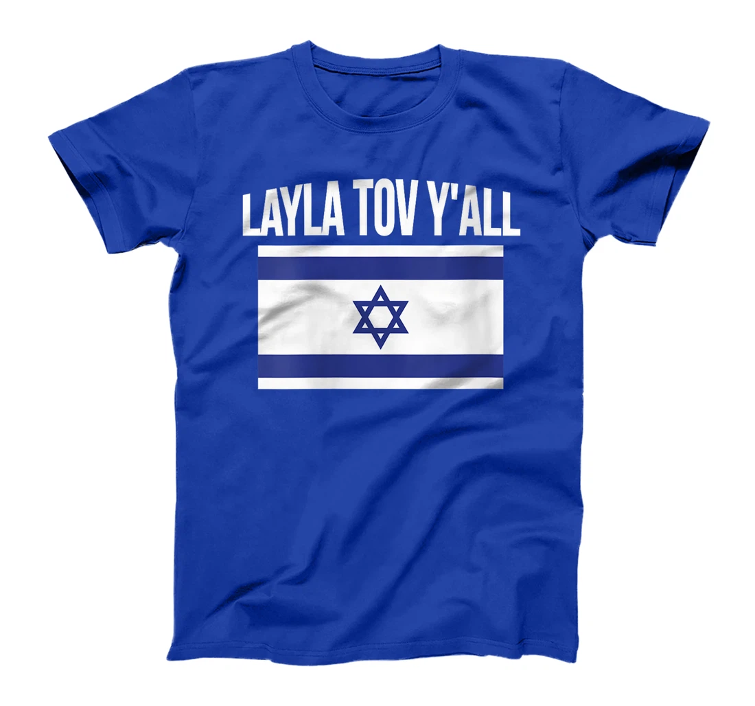 Womens Layla Tov YAll Israel Flag Israeli T-Shirt