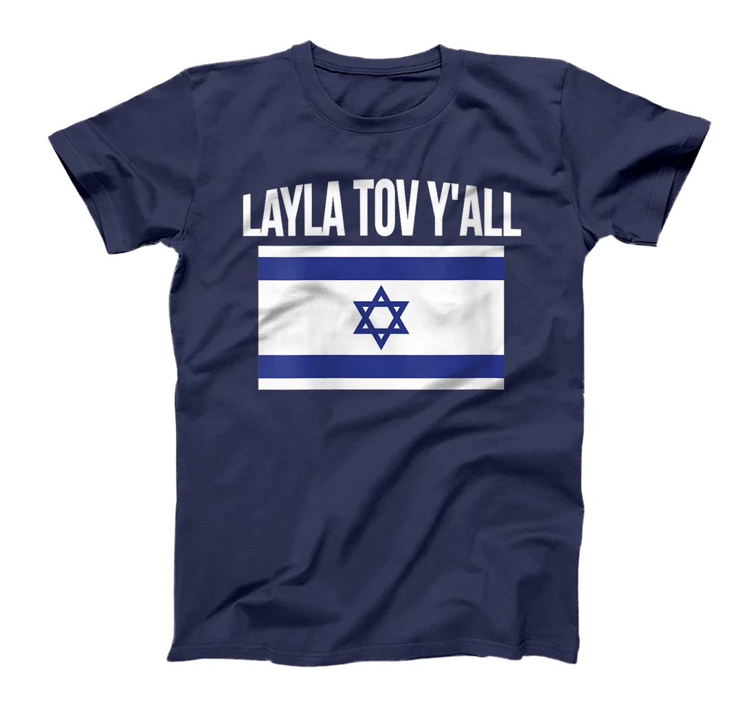 Womens Layla Tov YAll Israel Flag Israeli T-Shirt