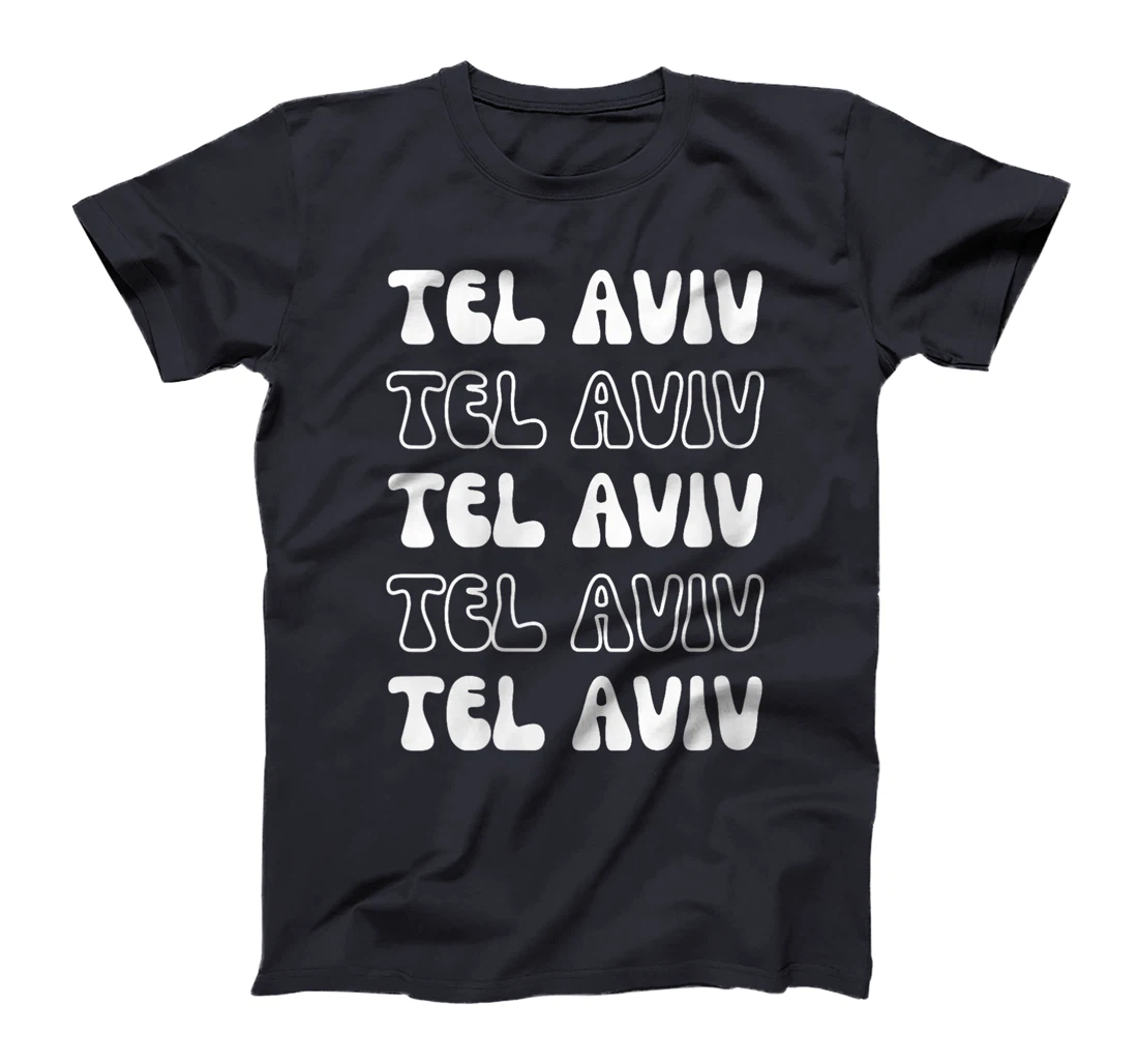 Womens Tel Aviv Israel - Groovy City Vacation Souvenir T-Shirt