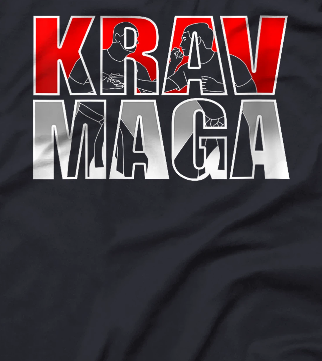 Womens Krav Maga Israel Mixed Martial Arts Fighter T-Shirt