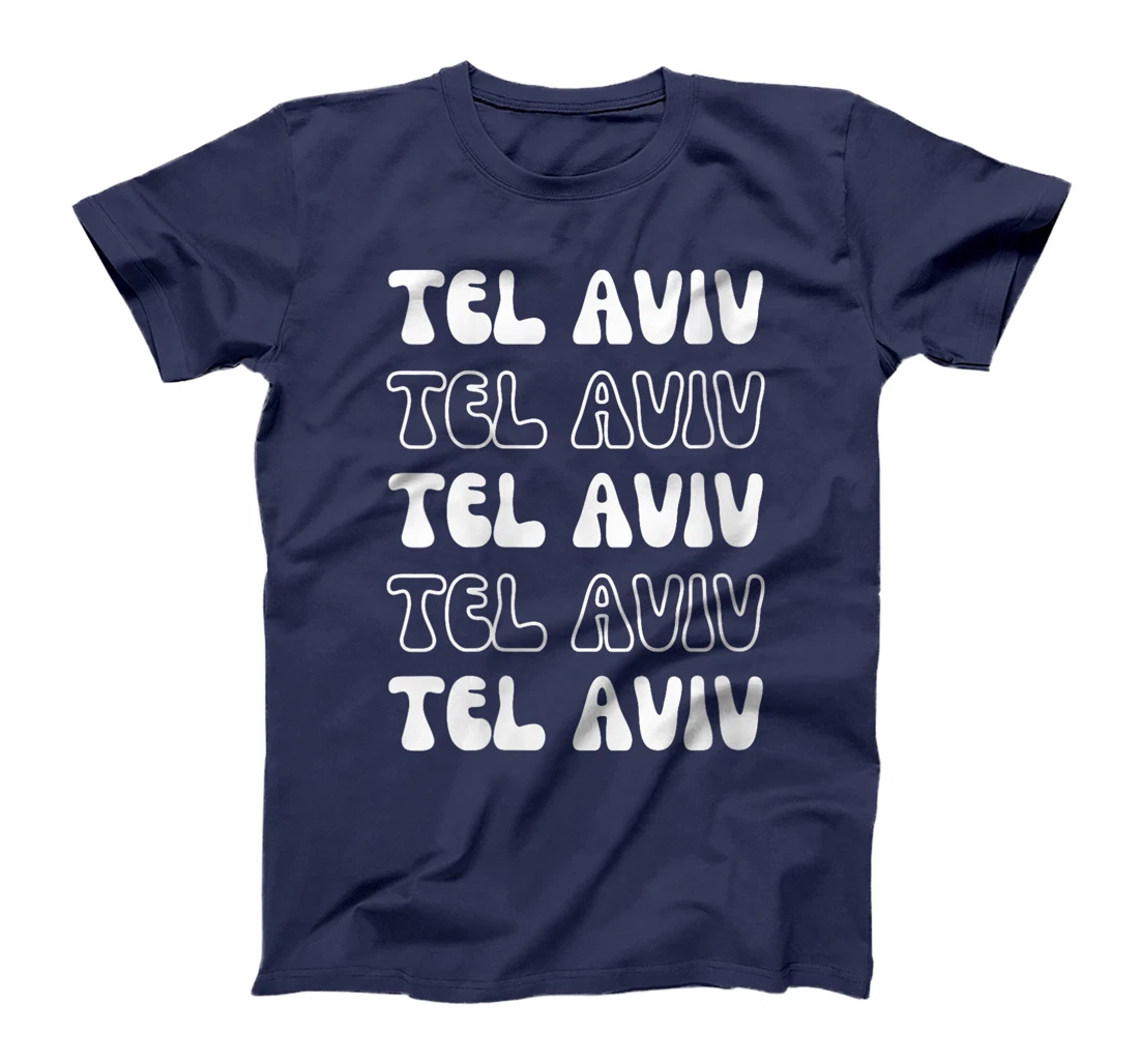 Womens Tel Aviv Israel - Groovy City Vacation Souvenir T-Shirt