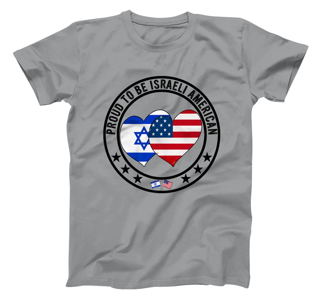 Proud To Be Israeli American Pride I Love Israel I Love USA Premium T-Shirt
