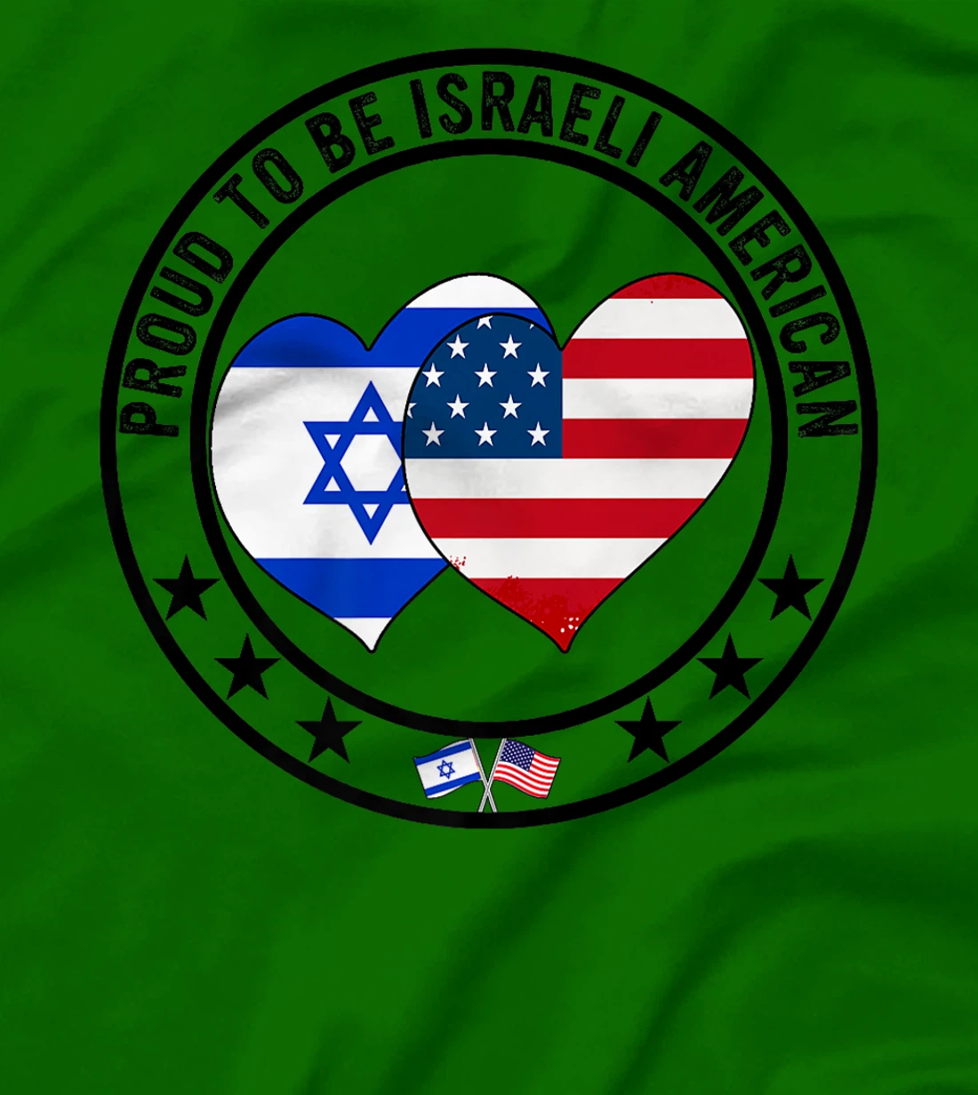 Proud To Be Israeli American Pride I Love Israel I Love USA Premium T-Shirt