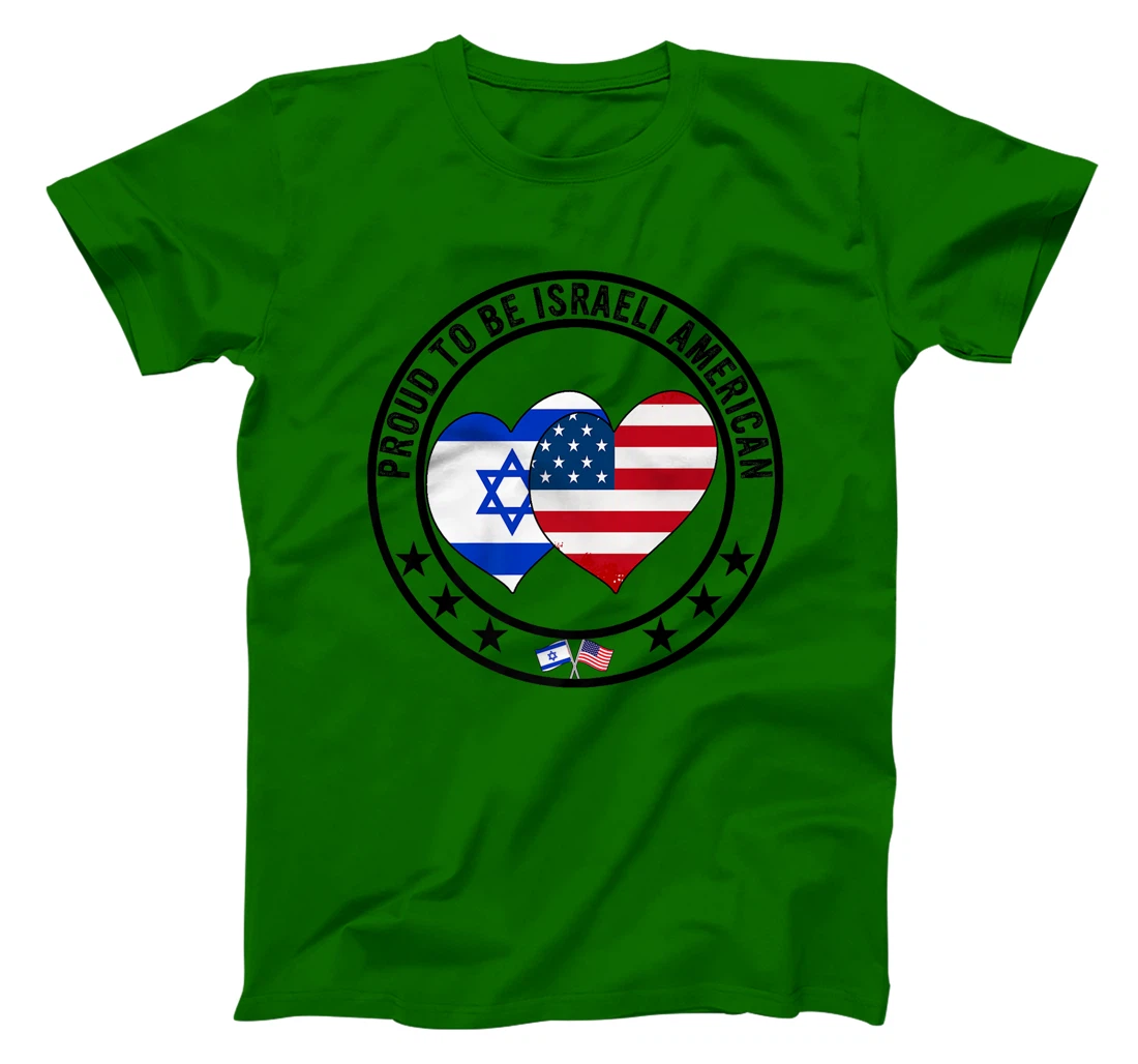 Proud To Be Israeli American Pride I Love Israel I Love USA Premium T-Shirt
