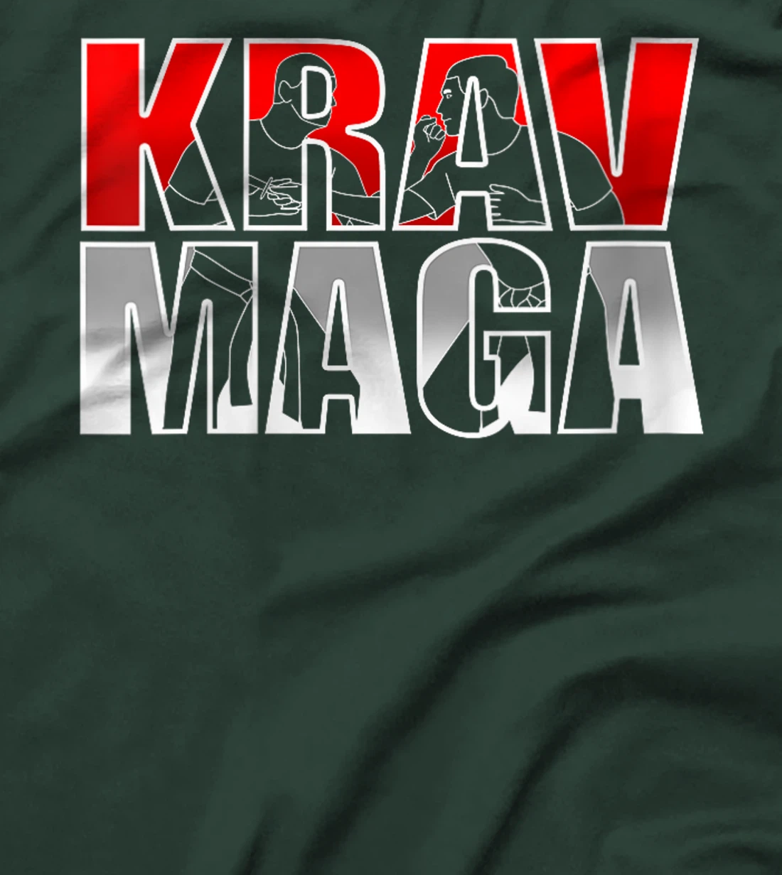 Womens Krav Maga Israel Mixed Martial Arts Fighter T-Shirt
