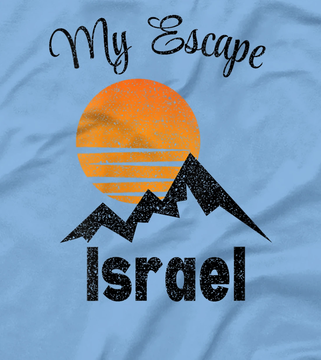 Womens My Escape Israel Vintage Israel Outfit Vacation T-Shirt