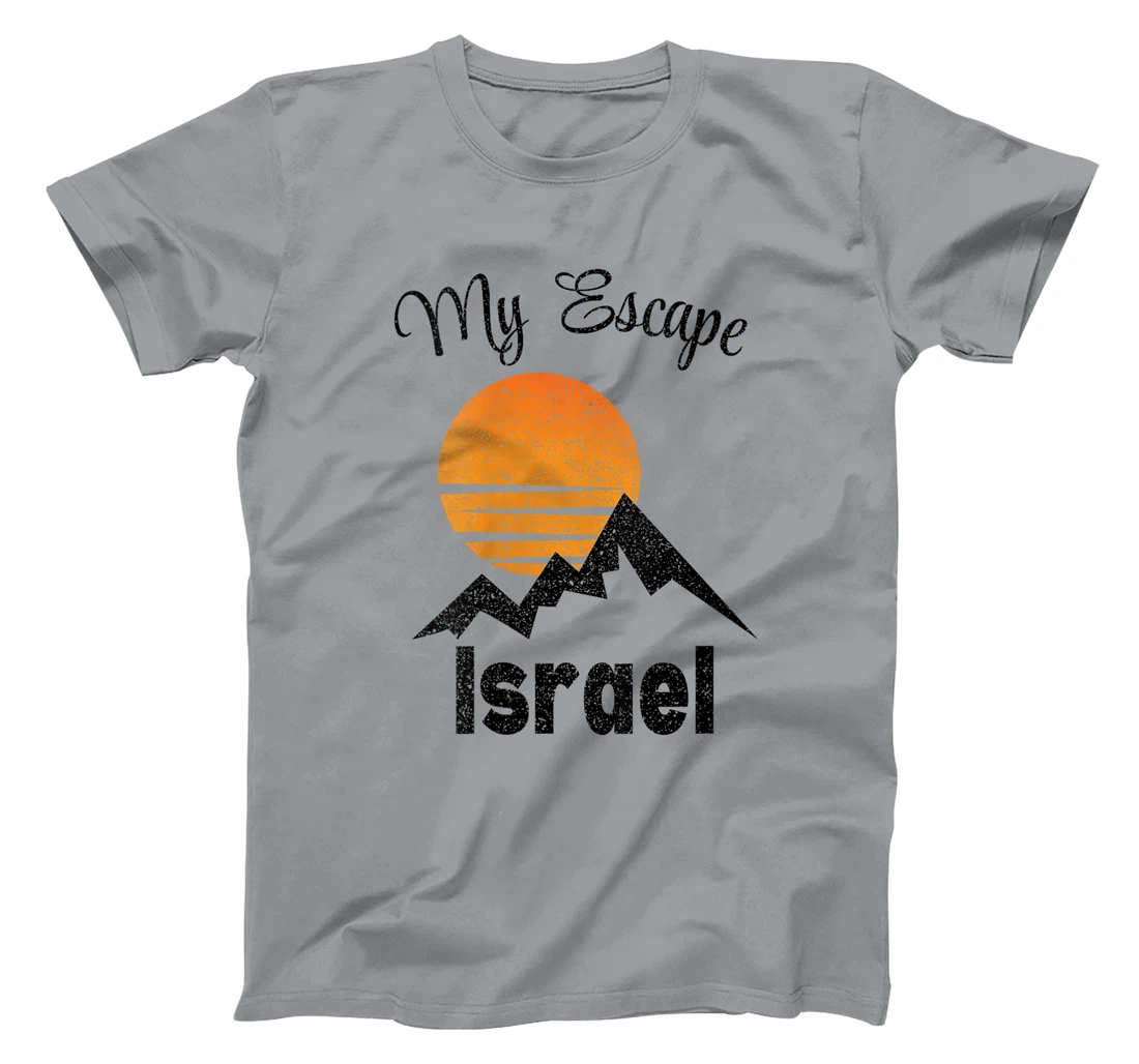 Womens My Escape Israel Vintage Israel Outfit Vacation T-Shirt