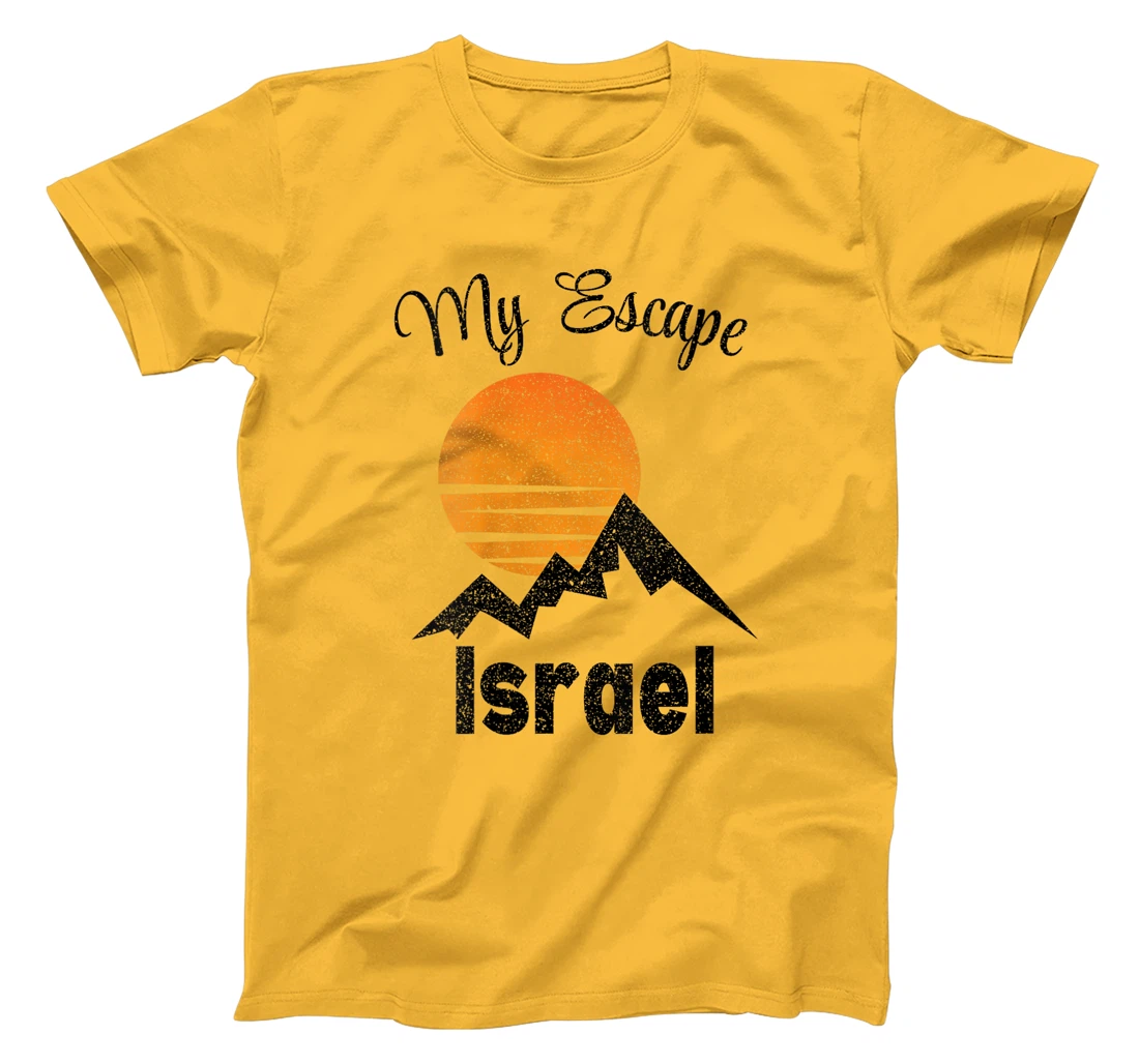 Womens My Escape Israel Vintage Israel Outfit Vacation T-Shirt