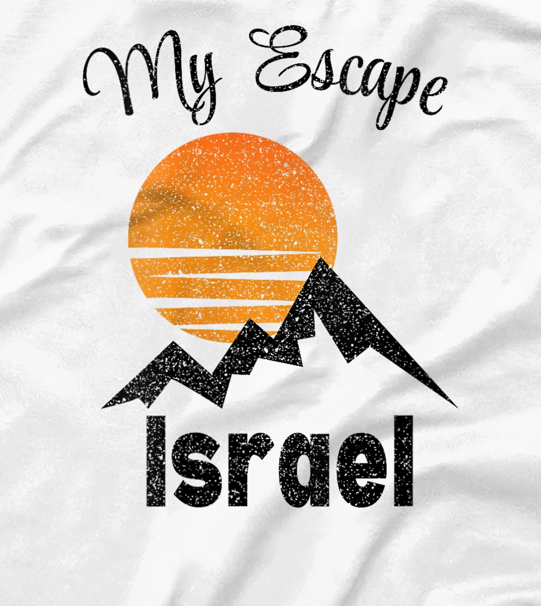 Womens My Escape Israel Vintage Israel Outfit Vacation T-Shirt