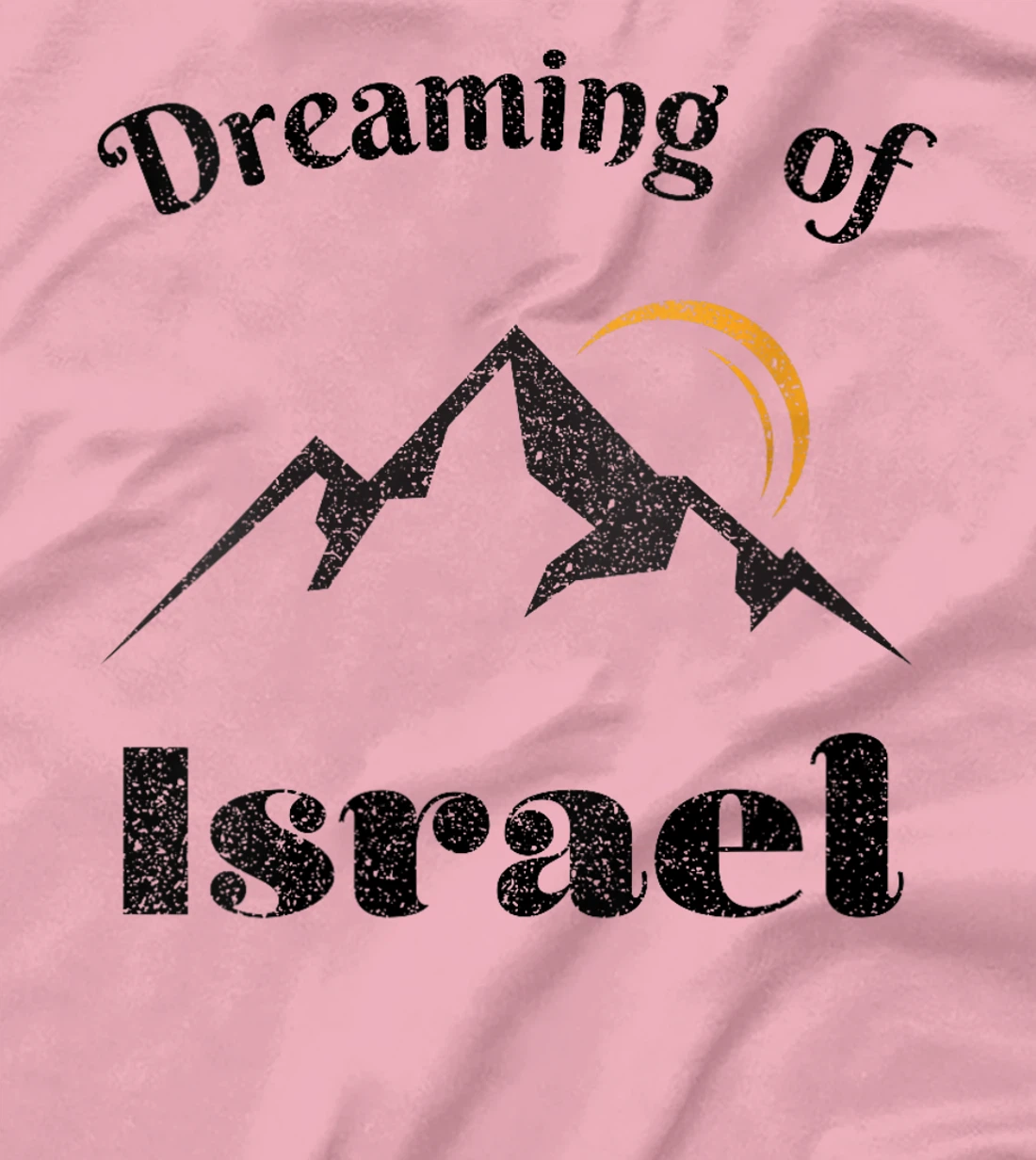 Womens Dreaming Of Israel Vintage Israel Outfit Vacation T-Shirt