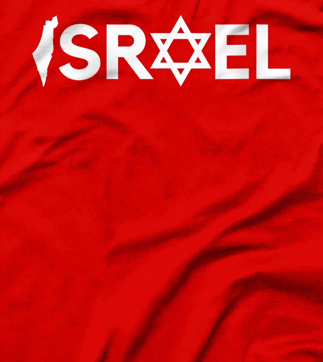 Womens Israel Holy Land Map Jewish Star of David Israeli T-Shirt