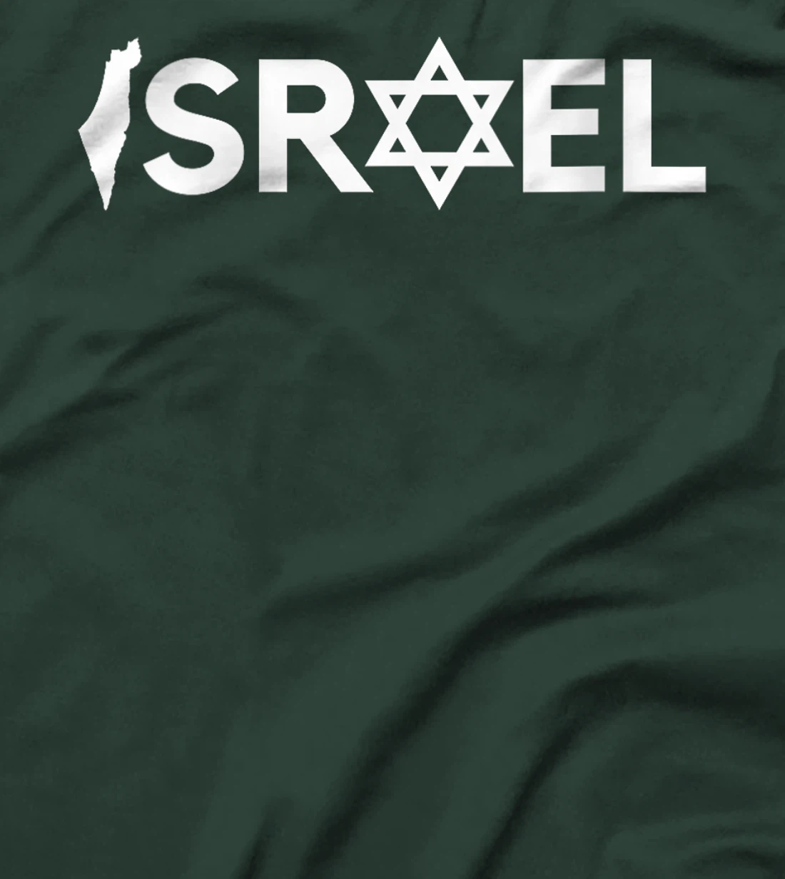 Womens Israel Holy Land Map Jewish Star of David Israeli T-Shirt