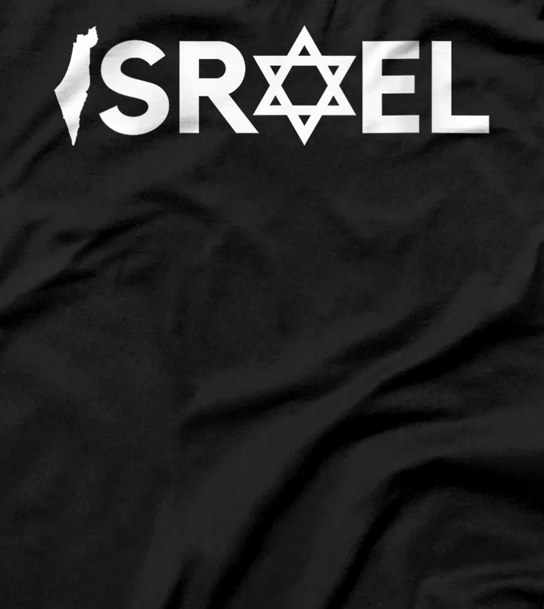 Womens Israel Holy Land Map Jewish Star of David Israeli T-Shirt