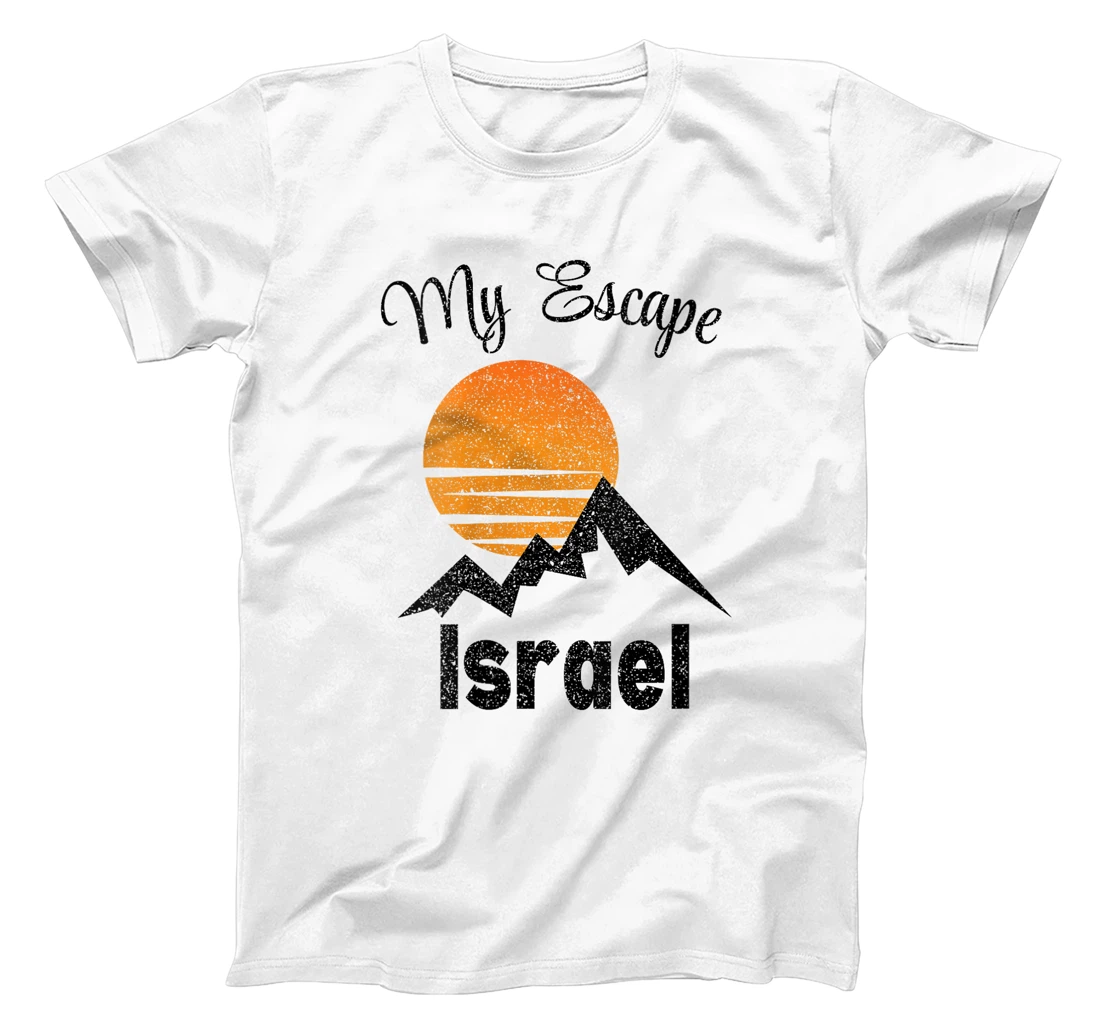 Womens My Escape Israel Vintage Israel Outfit Vacation T-Shirt