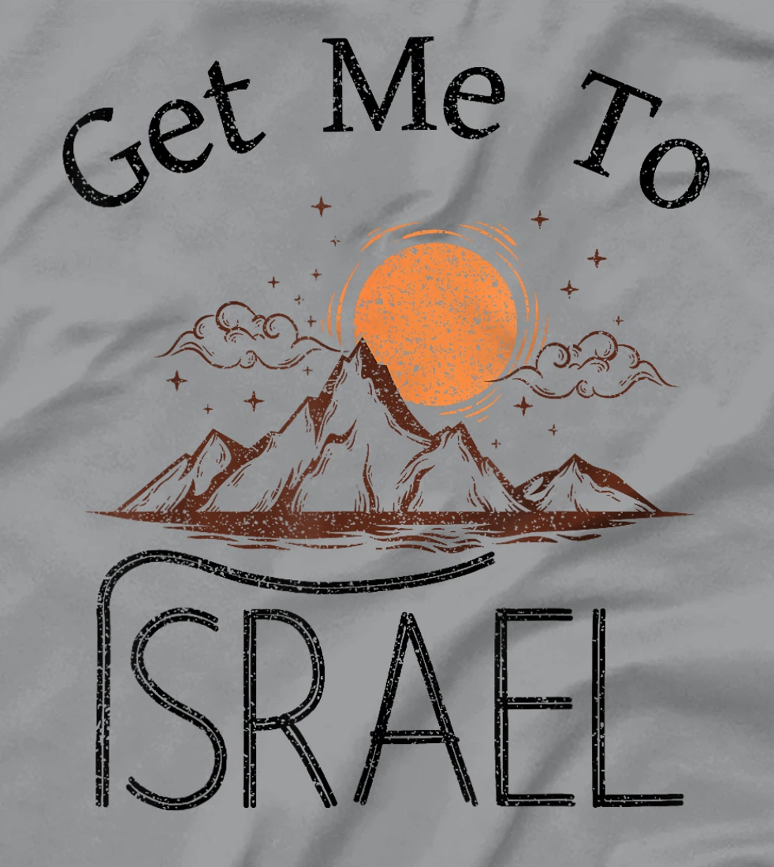 Get Me To Israel Vintage Vacation T-Shirt