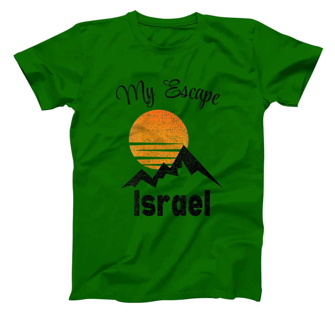 Womens My Escape Israel Vintage Israel Outfit Vacation T-Shirt