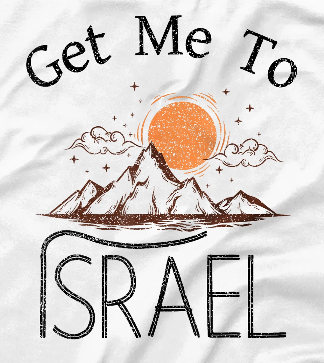 Get Me To Israel Vintage Vacation T-Shirt