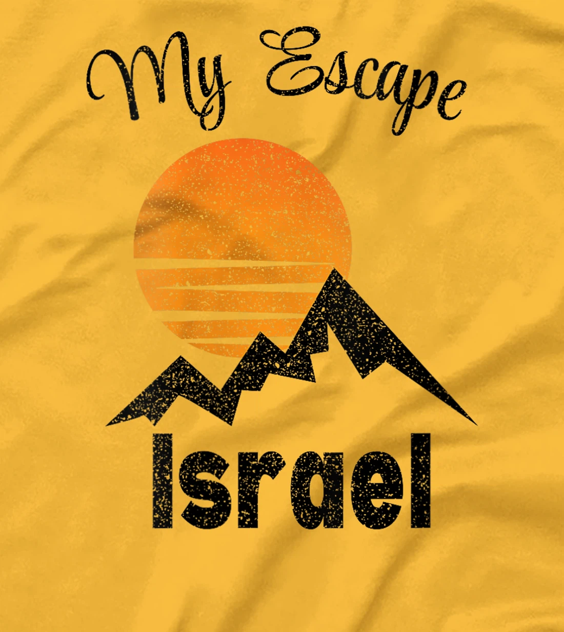 Womens My Escape Israel Vintage Israel Outfit Vacation T-Shirt